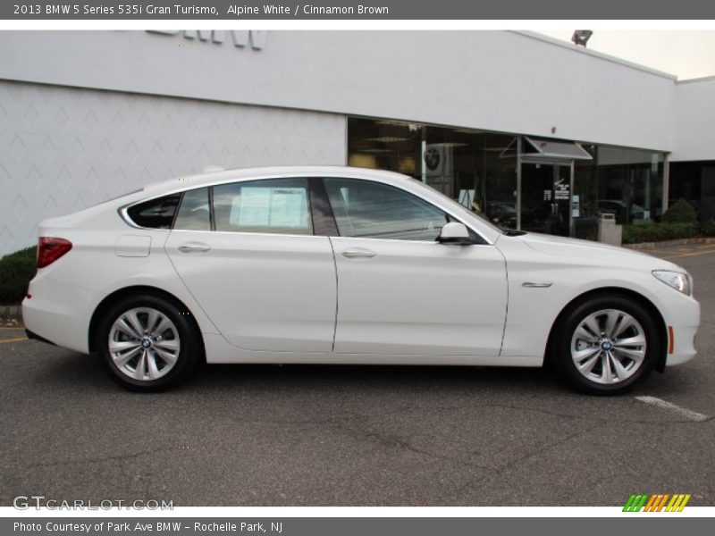 Alpine White / Cinnamon Brown 2013 BMW 5 Series 535i Gran Turismo
