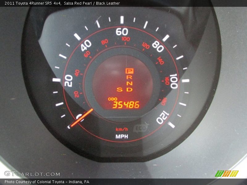 Salsa Red Pearl / Black Leather 2011 Toyota 4Runner SR5 4x4