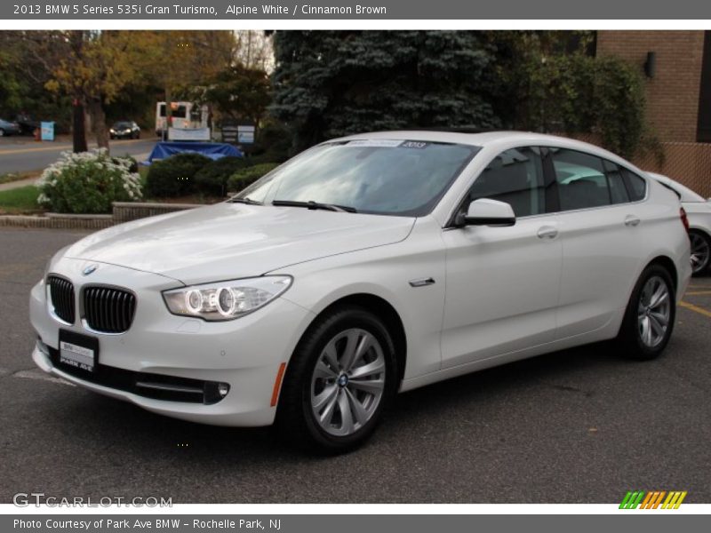 Alpine White / Cinnamon Brown 2013 BMW 5 Series 535i Gran Turismo