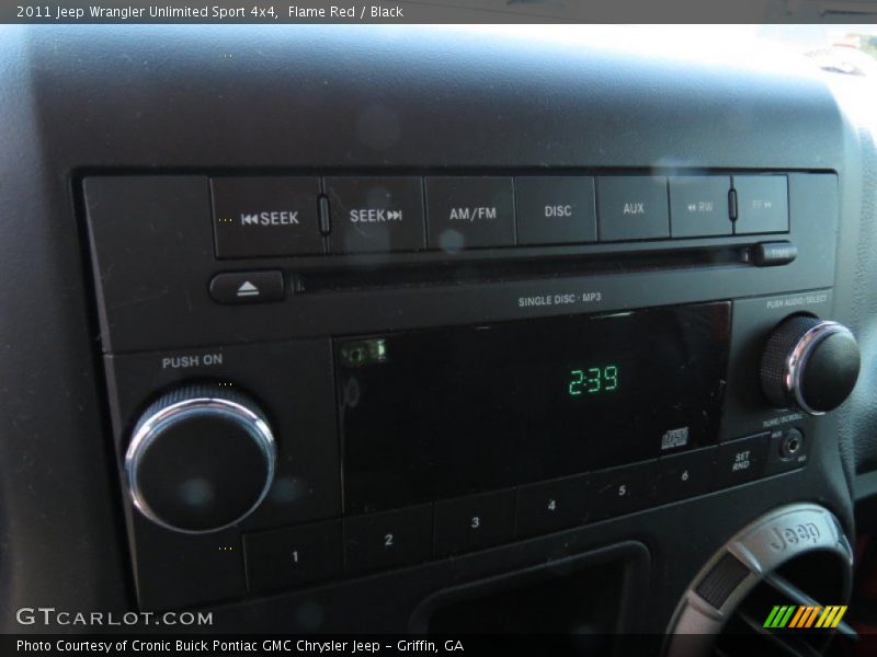 Flame Red / Black 2011 Jeep Wrangler Unlimited Sport 4x4