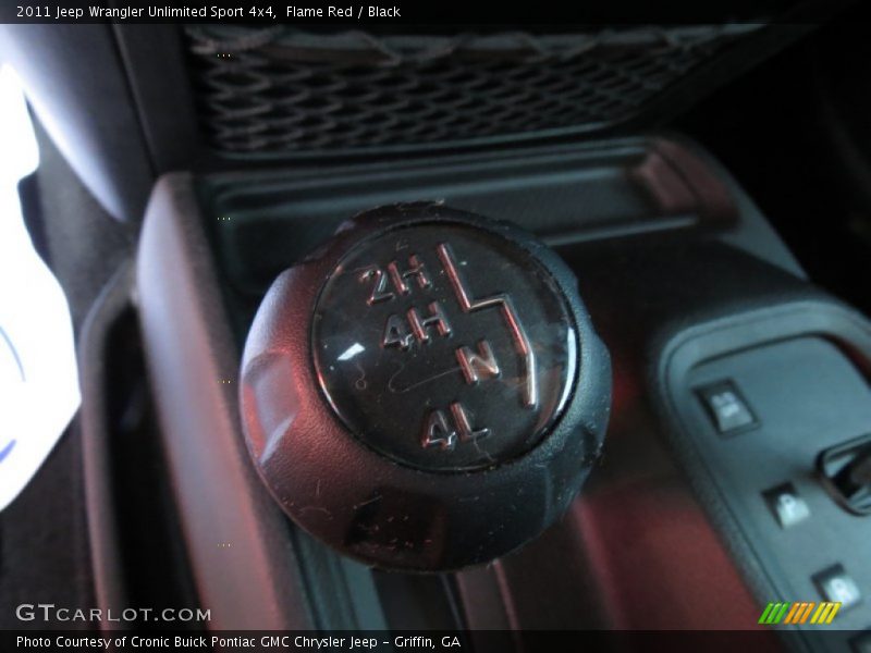 Flame Red / Black 2011 Jeep Wrangler Unlimited Sport 4x4