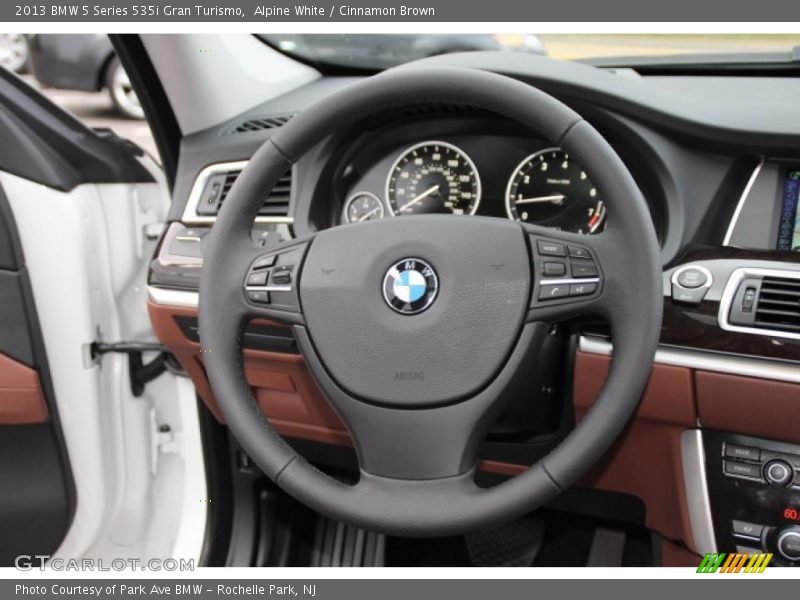Alpine White / Cinnamon Brown 2013 BMW 5 Series 535i Gran Turismo