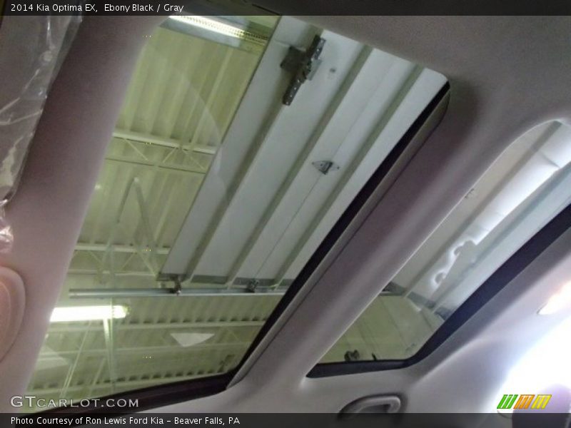 Sunroof of 2014 Optima EX