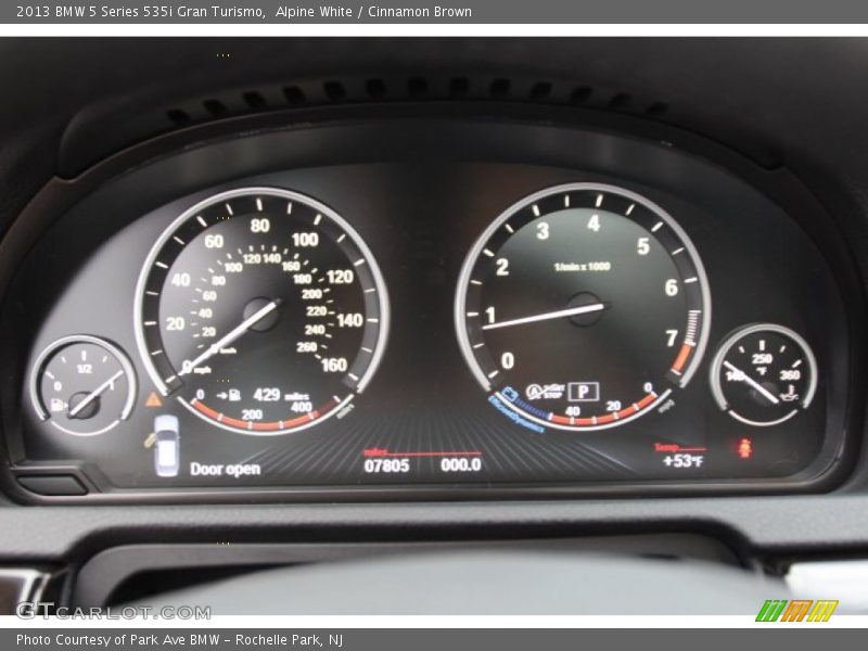 Alpine White / Cinnamon Brown 2013 BMW 5 Series 535i Gran Turismo