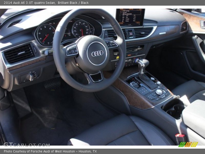 Brilliant Black / Black 2014 Audi A6 3.0T quattro Sedan