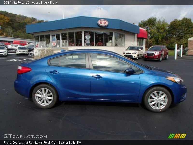 Abyss Blue / Black 2014 Kia Forte LX