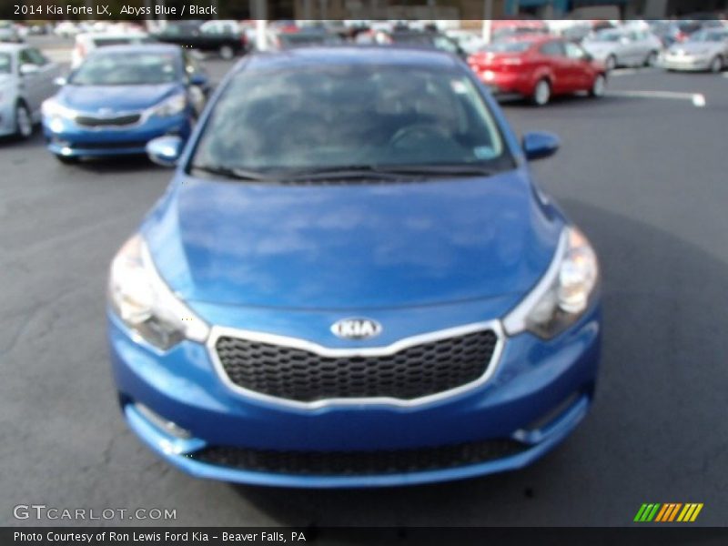 Abyss Blue / Black 2014 Kia Forte LX