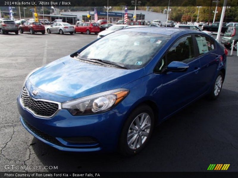 Abyss Blue / Black 2014 Kia Forte LX