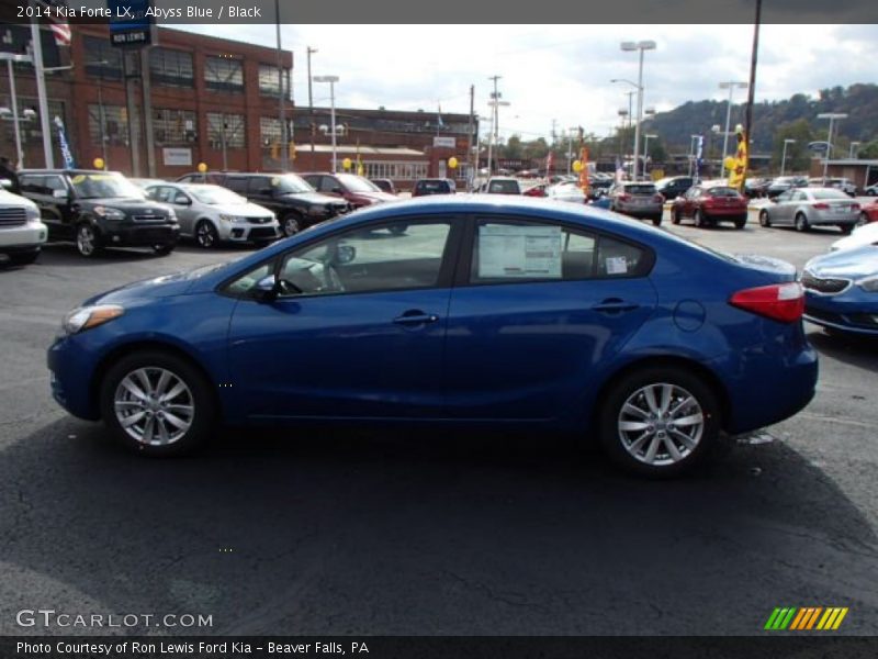 Abyss Blue / Black 2014 Kia Forte LX