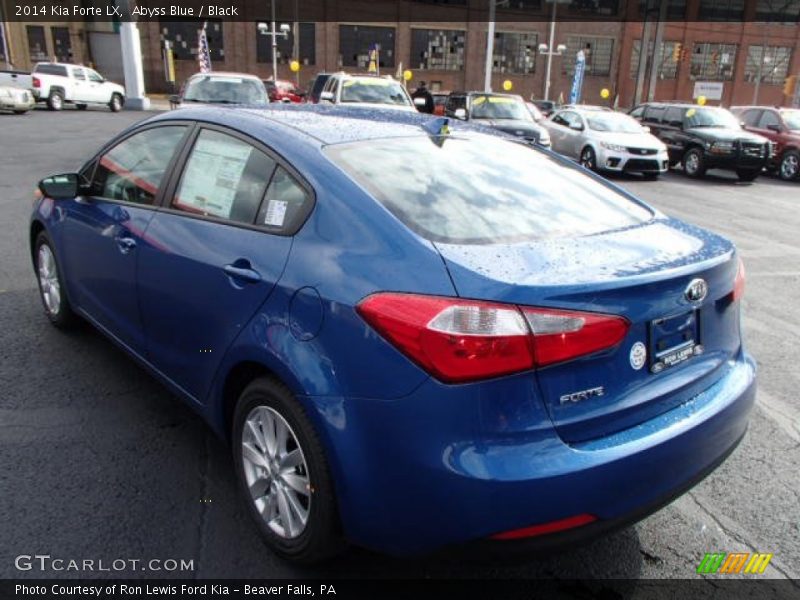 Abyss Blue / Black 2014 Kia Forte LX