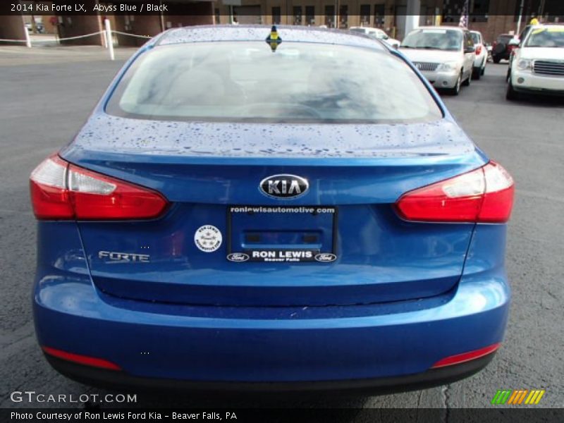 Abyss Blue / Black 2014 Kia Forte LX