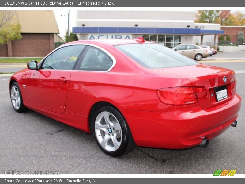 Crimson Red / Black 2013 BMW 3 Series 335i xDrive Coupe