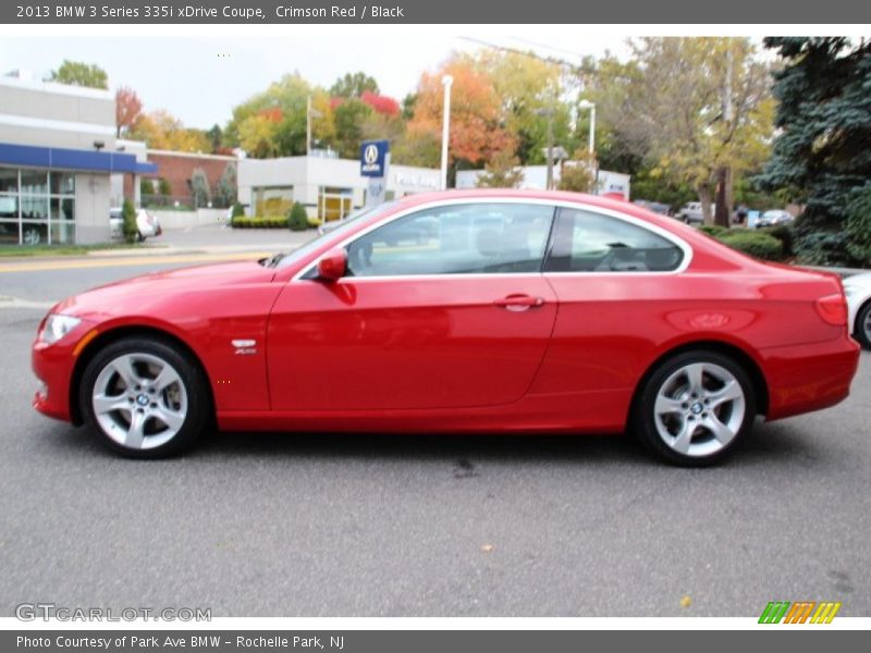 Crimson Red / Black 2013 BMW 3 Series 335i xDrive Coupe