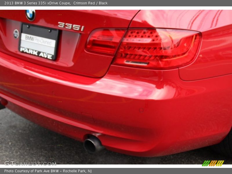 Crimson Red / Black 2013 BMW 3 Series 335i xDrive Coupe