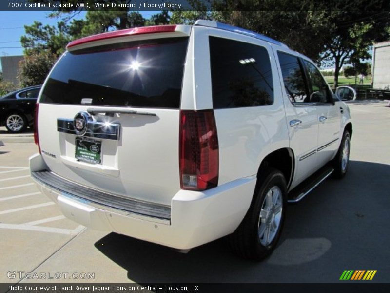 White Diamond / Ebony/Ebony 2007 Cadillac Escalade AWD