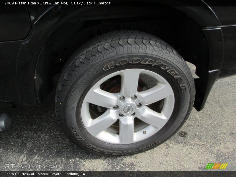 Galaxy Black / Charcoal 2009 Nissan Titan XE Crew Cab 4x4