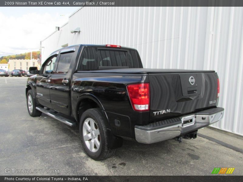 Galaxy Black / Charcoal 2009 Nissan Titan XE Crew Cab 4x4