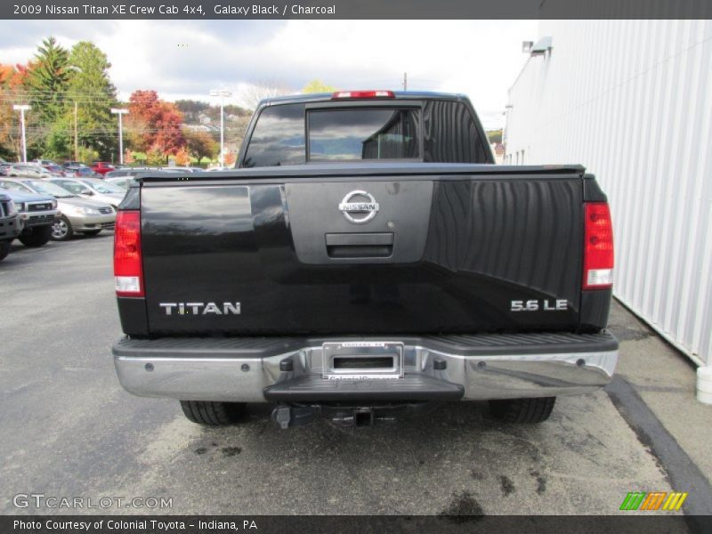Galaxy Black / Charcoal 2009 Nissan Titan XE Crew Cab 4x4