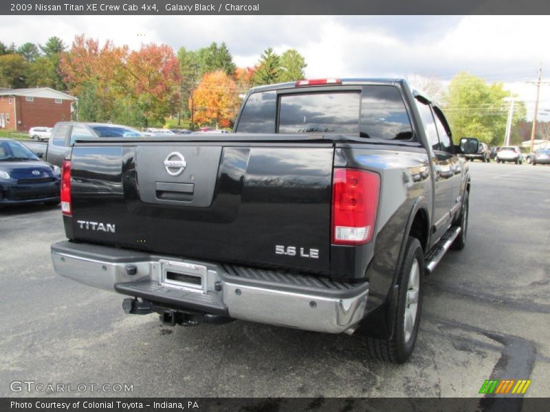 Galaxy Black / Charcoal 2009 Nissan Titan XE Crew Cab 4x4
