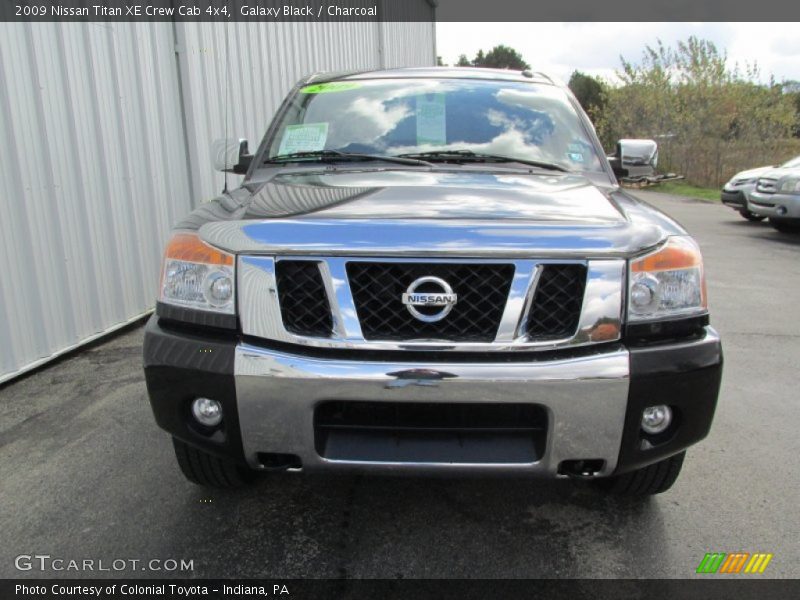 Galaxy Black / Charcoal 2009 Nissan Titan XE Crew Cab 4x4