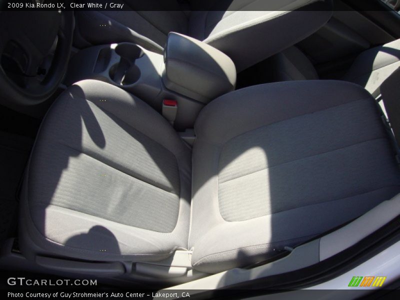 Clear White / Gray 2009 Kia Rondo LX