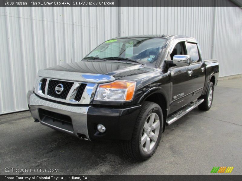 Galaxy Black / Charcoal 2009 Nissan Titan XE Crew Cab 4x4