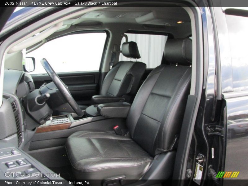 Galaxy Black / Charcoal 2009 Nissan Titan XE Crew Cab 4x4
