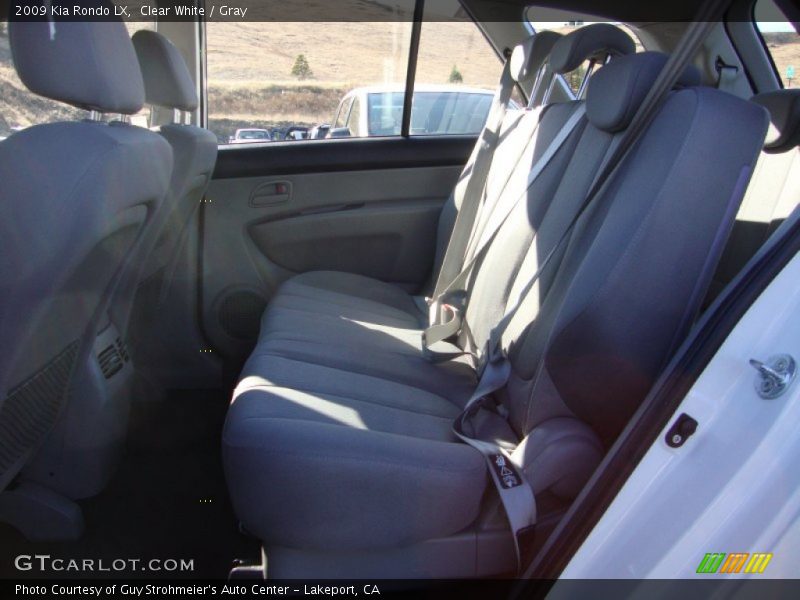 Clear White / Gray 2009 Kia Rondo LX
