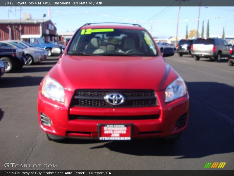 Barcelona Red Metallic / Ash 2012 Toyota RAV4 I4 4WD