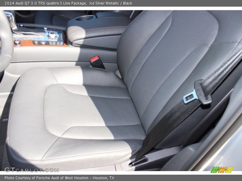 Ice Silver Metallic / Black 2014 Audi Q7 3.0 TFSI quattro S Line Package