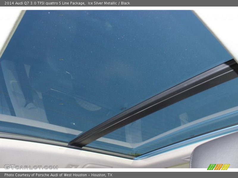 Ice Silver Metallic / Black 2014 Audi Q7 3.0 TFSI quattro S Line Package