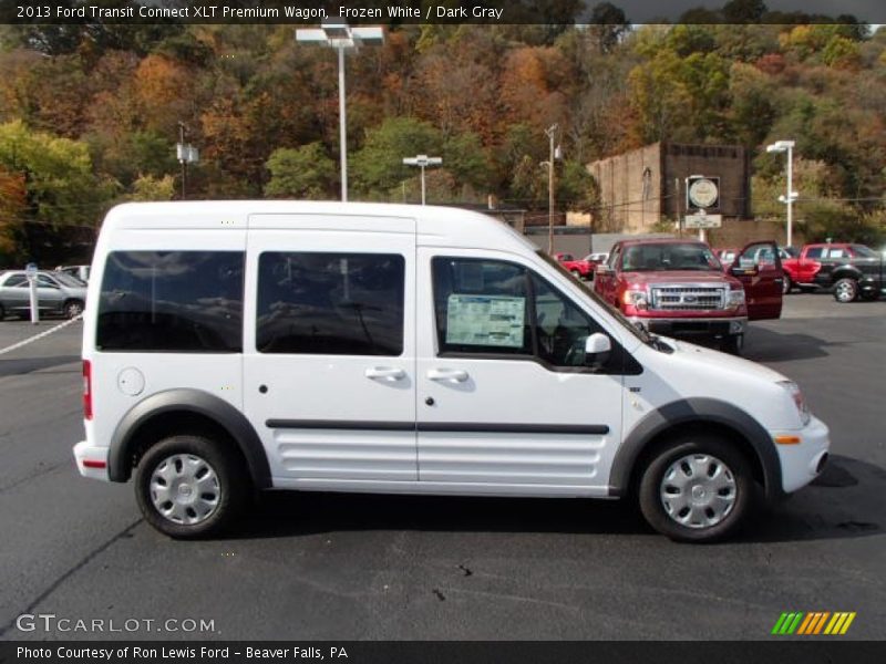 Frozen White / Dark Gray 2013 Ford Transit Connect XLT Premium Wagon