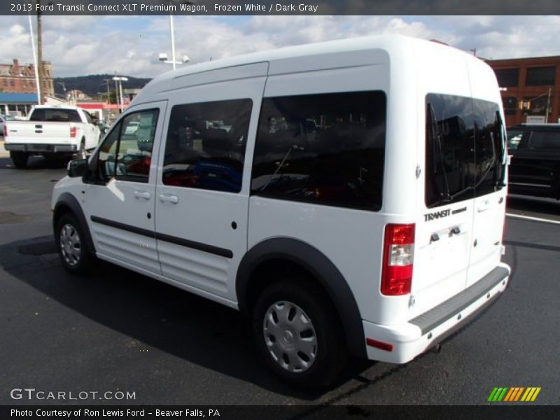 Frozen White / Dark Gray 2013 Ford Transit Connect XLT Premium Wagon