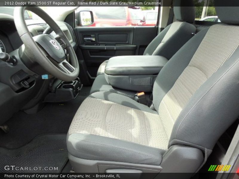 Flame Red / Dark Slate Gray/Medium Graystone 2012 Dodge Ram 1500 ST Regular Cab