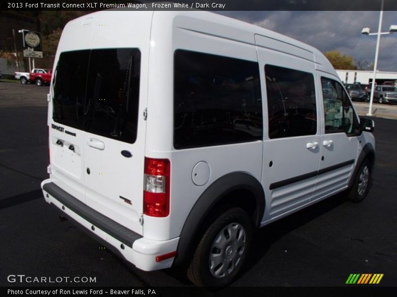Frozen White / Dark Gray 2013 Ford Transit Connect XLT Premium Wagon