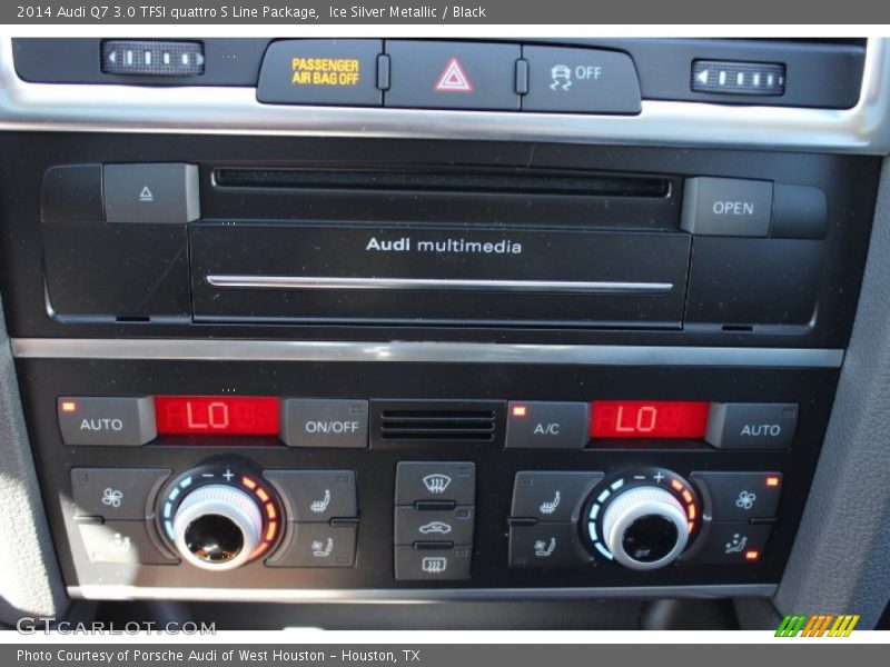 Ice Silver Metallic / Black 2014 Audi Q7 3.0 TFSI quattro S Line Package