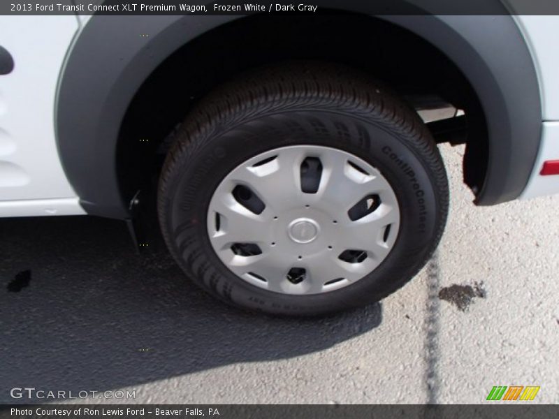 Frozen White / Dark Gray 2013 Ford Transit Connect XLT Premium Wagon