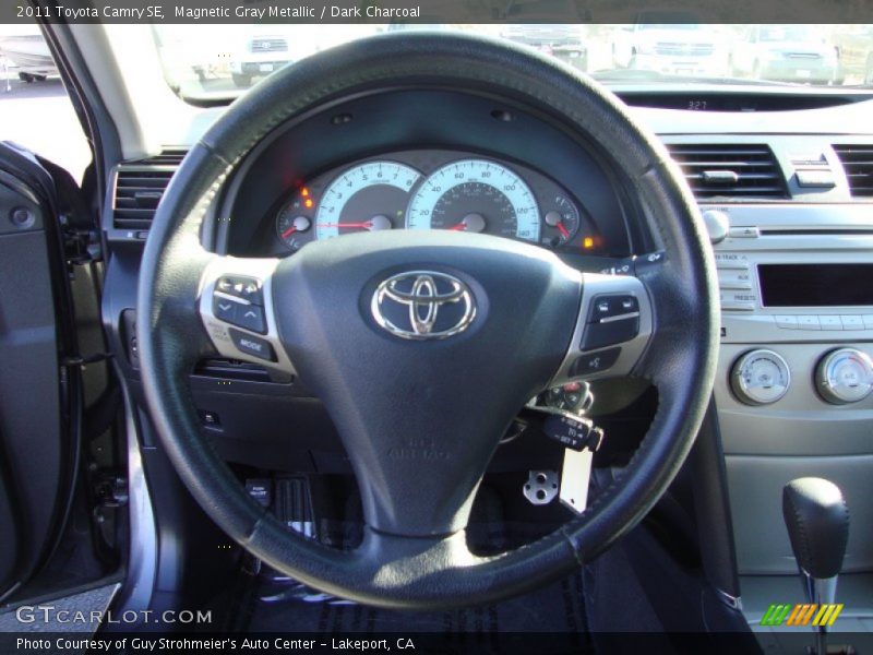 Magnetic Gray Metallic / Dark Charcoal 2011 Toyota Camry SE