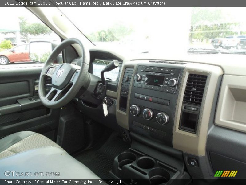 Flame Red / Dark Slate Gray/Medium Graystone 2012 Dodge Ram 1500 ST Regular Cab
