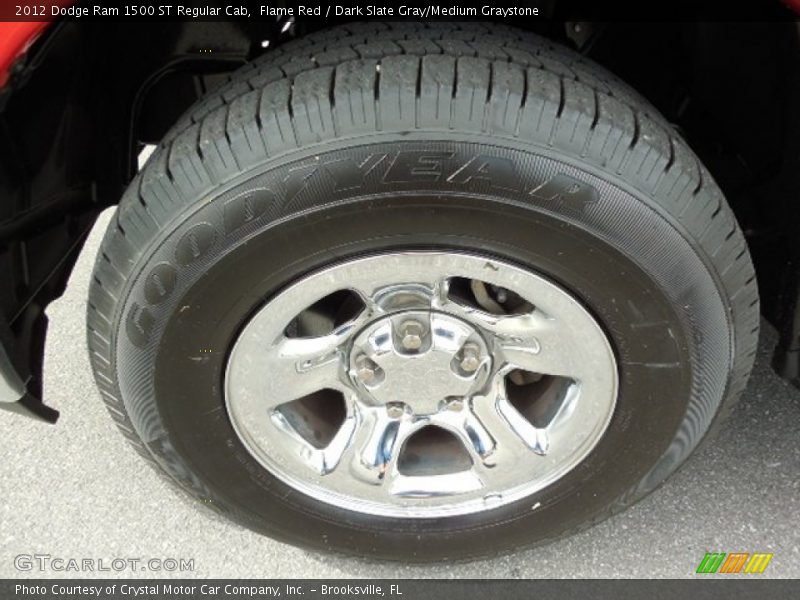 Flame Red / Dark Slate Gray/Medium Graystone 2012 Dodge Ram 1500 ST Regular Cab