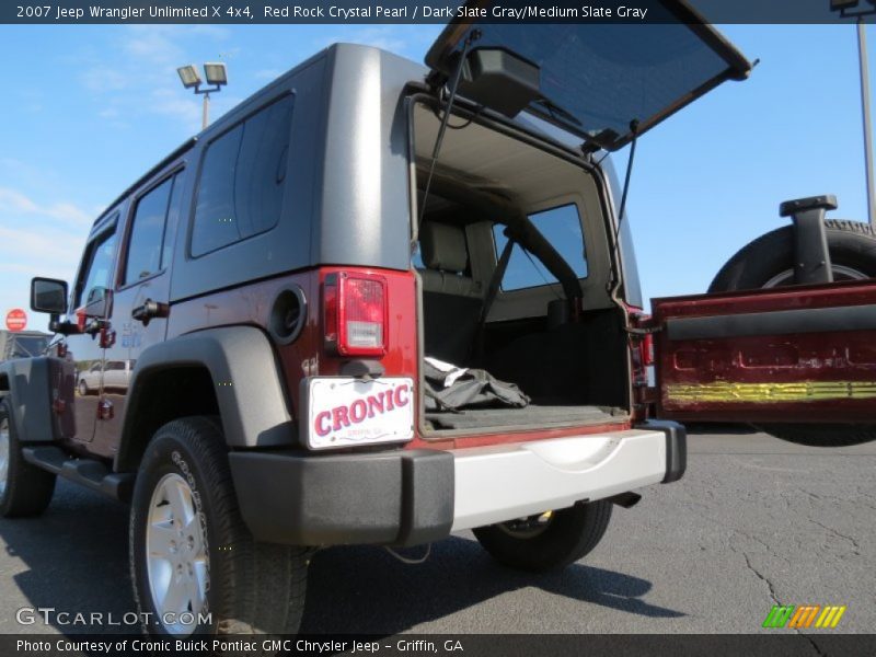 Red Rock Crystal Pearl / Dark Slate Gray/Medium Slate Gray 2007 Jeep Wrangler Unlimited X 4x4