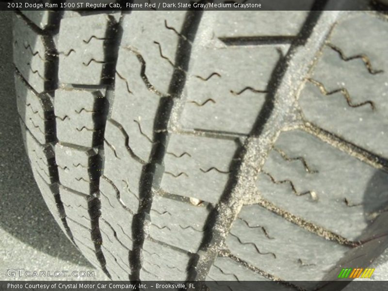 Flame Red / Dark Slate Gray/Medium Graystone 2012 Dodge Ram 1500 ST Regular Cab