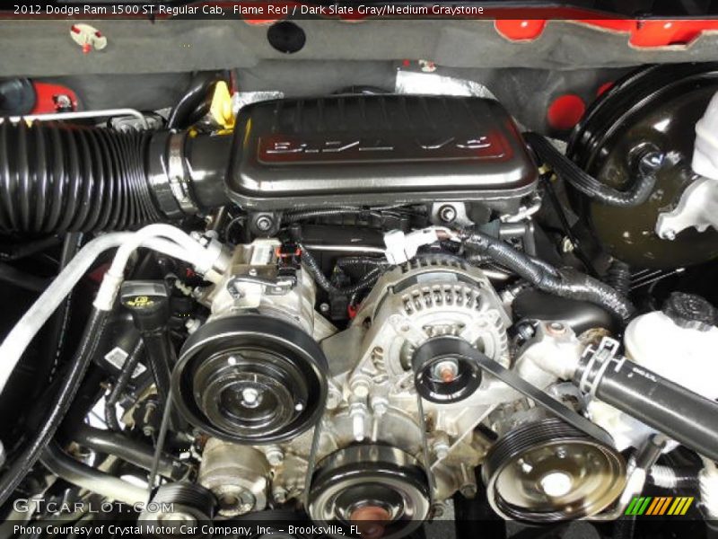 Flame Red / Dark Slate Gray/Medium Graystone 2012 Dodge Ram 1500 ST Regular Cab