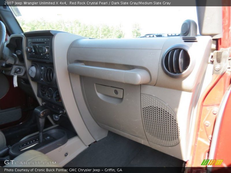 Red Rock Crystal Pearl / Dark Slate Gray/Medium Slate Gray 2007 Jeep Wrangler Unlimited X 4x4