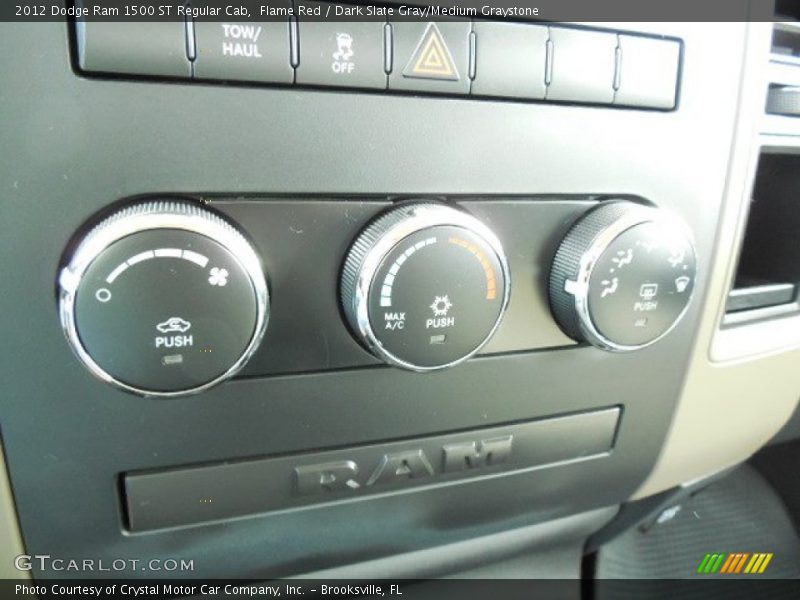 Flame Red / Dark Slate Gray/Medium Graystone 2012 Dodge Ram 1500 ST Regular Cab