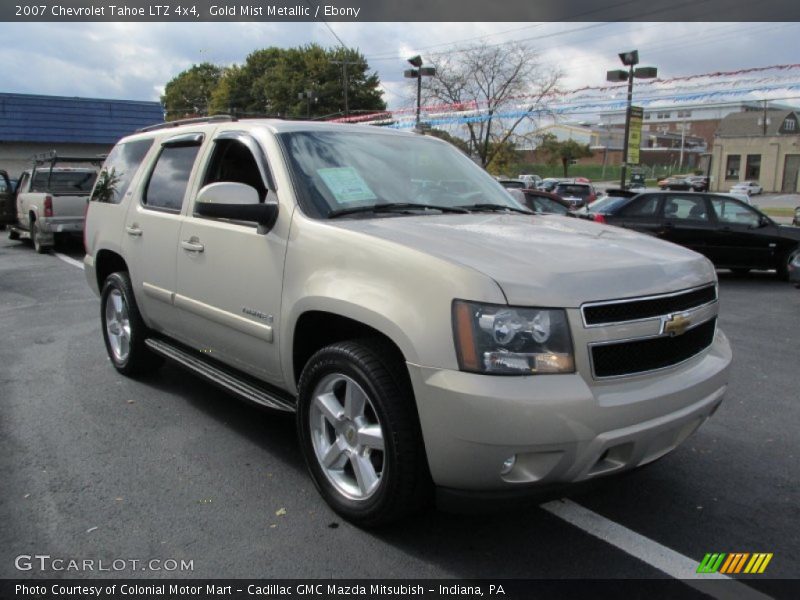 Gold Mist Metallic / Ebony 2007 Chevrolet Tahoe LTZ 4x4