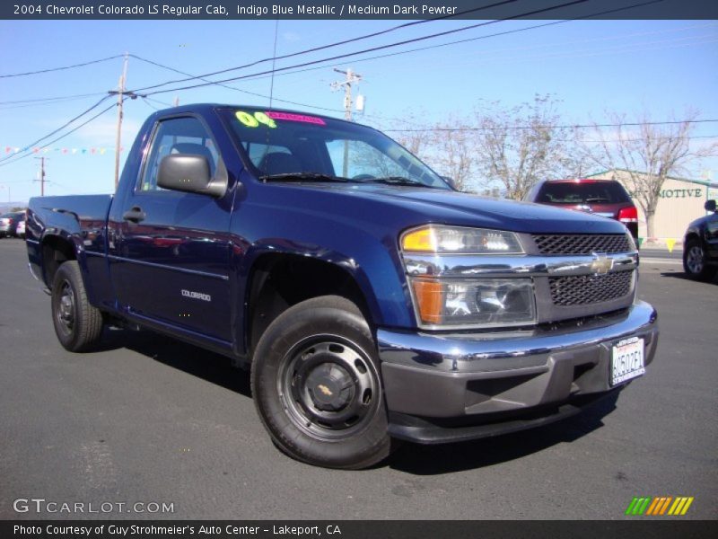 Indigo Blue Metallic / Medium Dark Pewter 2004 Chevrolet Colorado LS Regular Cab