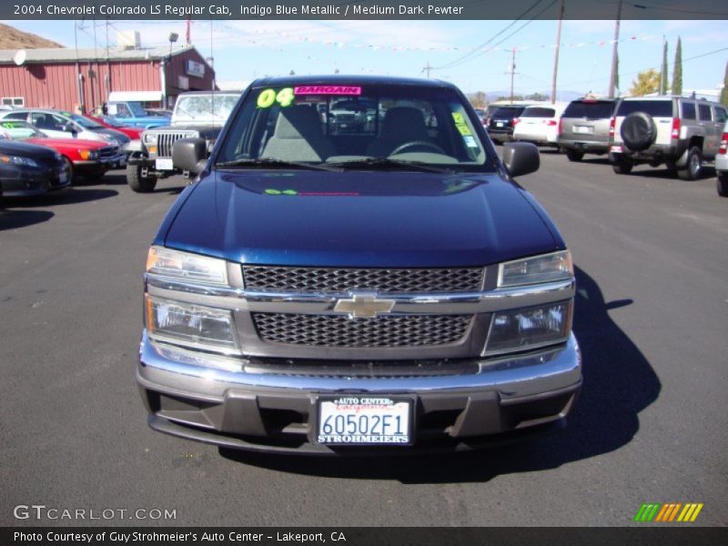 Indigo Blue Metallic / Medium Dark Pewter 2004 Chevrolet Colorado LS Regular Cab