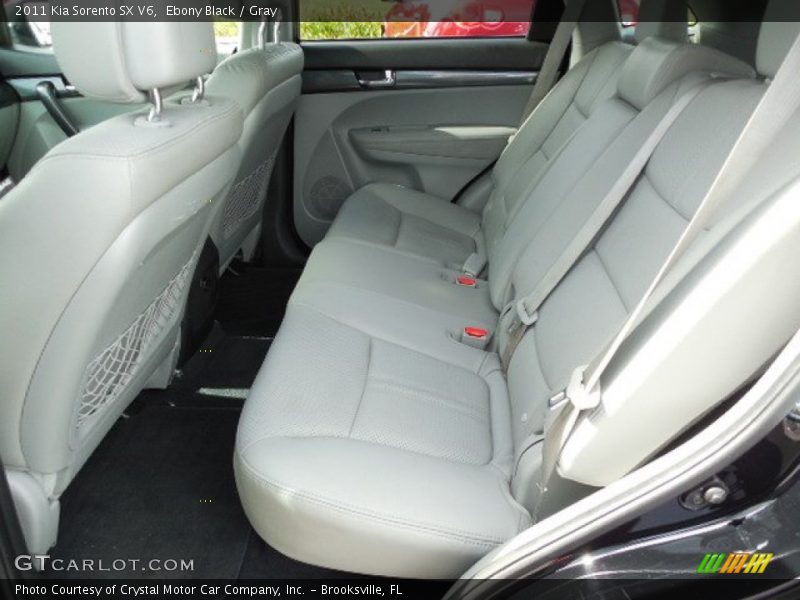 Ebony Black / Gray 2011 Kia Sorento SX V6