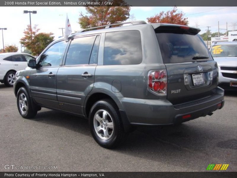 Nimbus Gray Metallic / Gray 2008 Honda Pilot Special Edition